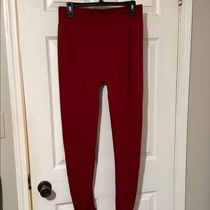 Women's Red Leggings